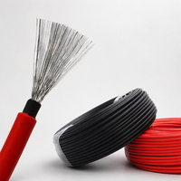 Cable Solar Fotovoltaico de 1000v 1500v, Cable Solar Fotovoltaico de CC con Aislamiento de Cobre XLPE XLPO, 2.5mm 4mm 6mm 10mm 16mm2