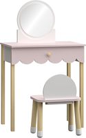 Coiffeuse simulée pour enfants Table de maquillage princesse maison jouet en bois fille cadeau d'anniversaire pour enfants