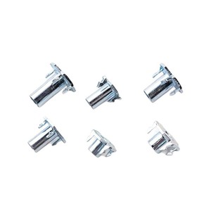 GDTYF Four Prong Nuts M6 Galvanized Carbon Steel For Wood Furniture DIN Standard Partially Threaded - Product Image 4