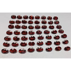 Gema Suelta de Granate Rojo Natural de Mozambique, Ovalada, de Alta Calidad 3A, 8x6mm, 1.35ct, Certificada por Terceros, para Joyería - Product Image 4