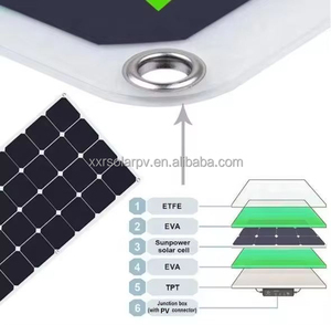 Panel Solar Flexible ETFE Sunpower de 150W 170W 300W, Silicio Monocristalino, para Vehículos Recreativos Solares, Embarcaciones Eléctricas Solares - Product Image 6