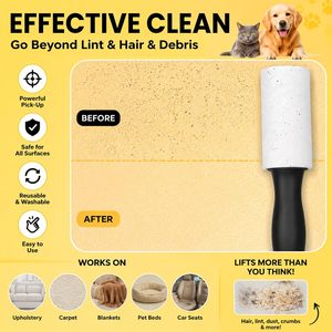 Extra Sticky <b>Lint</b> Tape Roller Manual Plastic Pet Hair <b>Remover</b> for Cleaning <b>Clothes</b> for Dog and Cat Fur - Product Image 4