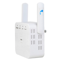 Extensor de Rango WiFi Profesional de 300Mbps, Repetidor/AP Inalámbrico, Puerto Ethernet, Antenas Externas Dobles, Gestión Web, Fácil Configuración