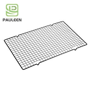<span class=keywords><strong>Grille</strong></span> <span class=keywords><strong>de</strong></span> <span class=keywords><strong>refroidissement</strong></span> noire antiadhésive en maille métallique dense, outil <span class=keywords><strong>de</strong></span> cuisson pour la dissipation <span class=keywords><strong>de</strong></span> la chaleur, accessoires <span class=keywords><strong>de</strong></span> barbecue pour gâteaux et pains - Product Image 1