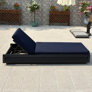 Luxury Aluminum Outdoor Sun Lounger <strong>Sunbed</strong> Thickened <strong>Cushion</strong> for Garden Patio Hotels Swimming Pool for Sunbathing Beach Lounger - Product Image 5