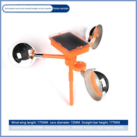 Répulsif à oiseaux multi-style à ultrasons solaire à commande vocale, répulsif à oiseaux à 360 degrés, outils de contrôle des oiseaux pour jardin et ferme