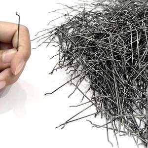 חם מכירה חם פלדה פחמן פלדה מגולוון פלדה סיבי בטון נירוסטה סיבים באיכות גבוהה מחסן עמיד אש - Product Image 5