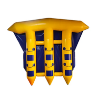 Bouée gonflable en forme de poisson volant, bouée de banane remorquée gonflable, bateau de banane gonflable en PVC