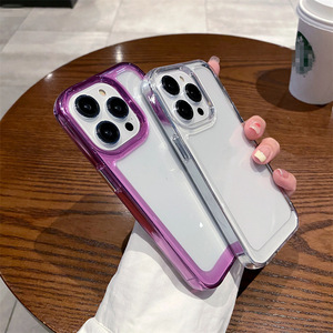 Funda Protectora Rígida de Acrílico+TPU Transparente Delgada Antigolpes para <span class=keywords><strong>iPhone</strong></span> 17 16 15 14 13 Pro Max XR <span class=keywords><strong>XS</strong></span> MAX - Product Image 5
