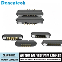 Câble de charge magnétique intelligent Denentech DN-MPC-05 universel 2p4p5p pour montre connectée, 1A, 2 broches, 4 broches, 5 broches, PVC, cuivre pur