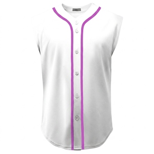 Maillot de baseball sans manches haut de gamme pour équipe, en tissu athlétique respirant et confortable, personnalisable - Product Image 2