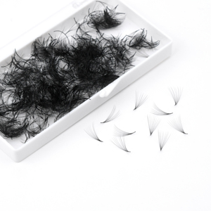 Alta calidad 500 ventiladores Singe longitud suelta ventiladores prefabricados pestañas individuales 30D 40D Promade Fans extensión de pestañas en Stock - Product Image 1