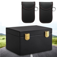 Étui de protection de clé de voiture, coffre-fort faraday cage RFID