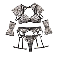 2025 nouveauté ensemble de Lingerie Sexy pour femmes Offres Spéciales Styles d'amour matures Six pièces sous-vêtements transparents