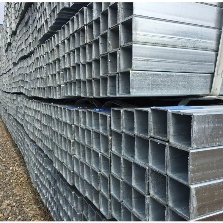 Factory Supply shs rhs hot dipped 2 x 3 galvanized tubing pre galvanized square steel tube for fence post