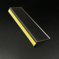 Porte-billet de rail de prix en plastique pour l'étagère de supermarché pour le merchandising au détail