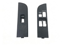 Cache de panneau de commande de lève-vitre noir côté conducteur et passager pour LandCruiser70 FJ70 FZJ70 FJ76 FJ78 FJ79 07-23 (RHD, 2 portes)