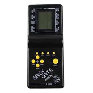 Classic Handheld Baksteen Spel Kids Machine Speelgoed Met Muziek Afspelen Draagbare Game Console Pocket Game Box Joyful Gift