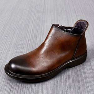 Zapatos de Hombre de Cuero Genuino Hechos a Mano Personalizados, Transpirables, Antideslizantes, Versátiles, Clásicos, Estilo Británico, para Negocios, Otoño - Product Image 5