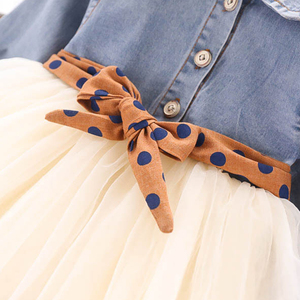 Robe d'automne pour fille à motif léopard avec ceinture, vêtements pour enfants, robe de princesse, vêtements décontractés pour enfants, vêtements pour filles - Product Image 4