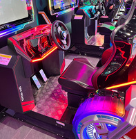 Simulador LCD de alta definición que funciona con monedas Racing Video Arcade Driving Máquinas de entretenimiento adecuadas para centros de entretenimiento