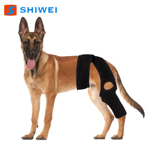 Shiwei Dog Joint <b>Brace</b> Black Xs S M L <b>Knee</b> <b>Support</b> For Pet Injury Protection Four Seasons Nylon Material - Product Image 1