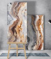1220x2440mm/2800mm conception personnalisée impression UV feuille de marbre panneau mural feuille de marbre PVC