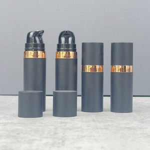 Factory Price Custom Color logo Label 15ml 30ml 50ml 100g Lotion Luxury White Serum PP Silver <b>Pump</b> Plastic Airless <b>Pump</b> <b>Bottle</b> - Product Image 5