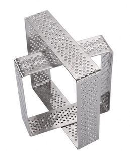 Cercles à tarte perforés en acier inoxydable antiadhésif pour la pâtisserie, moule à gâteau rond pour desserts français, <span class=keywords><strong>cercle</strong></span> à croûte de tarte - Product Image 2