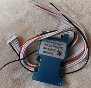 Nhà máy trực tiếp bán 7S BMS 24V 15A 20A 25A ternary Lithium-ion 18650 phí pin ban bảo vệ cho xe đạp điện - Product Image 3