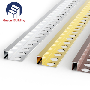 Mới nhất thiết kế nhôm gốm tường gạch TRIM hồ sơ kim loại cạnh TRIM cho sàn nhà bếp tường trang trí cho phòng tắm căn hộ - Product Image 1