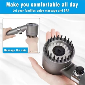 Ensemble de douche à pluie pressurisée super puissant pour le <span class=keywords><strong>bain</strong></span>, comprend une bombe de <span class=keywords><strong>bain</strong></span>, un bec de robinet avec fonction de déviateur pour une utilisation en salle de <span class=keywords><strong>bain</strong></span> - Product Image 3