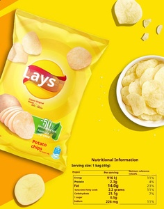 Vente en gros de croustilles exotiques-40g de croustilles épicées, collations délicieuses et saines, collations exotiques - Product Image 4