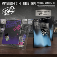 BABYMONSTER - 1er ÁLBUM COMPLETO [DRIP] ZIP, CD Oficial de Kpop Coreano para Todas las Edades, Modelo YGP0485