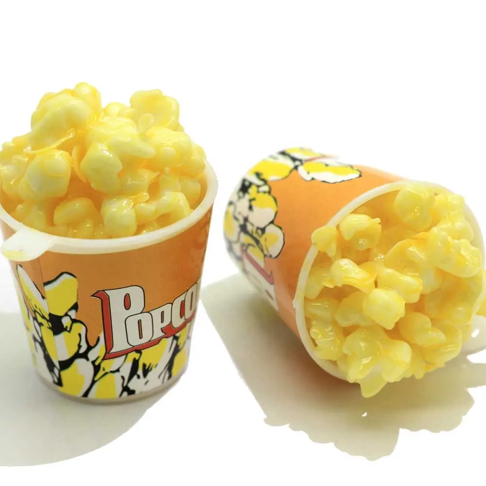 Hotsale 50pcs 1:6 Dollhouse Miniatuur EEN Emmer Popcorn Speelgoed Voor Blythe Pretend Play Keuken Vroege Onderwijs Speelgoed Kinderen baby