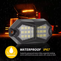 DXZ MD-18 18 LED RGB Rock Lichter für Autos/Trucks-IP67 wasserdichte Flash-Seiten markierung/Warn lampe CE-zertifiziert 12V Universal Light