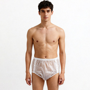 Couches lavables pour adultes en TPU transparent givré, réutilisables, avec boutons, imperméables, pour la <span class=keywords><strong>protection</strong></span> contre l'incontinence - Product Image 1