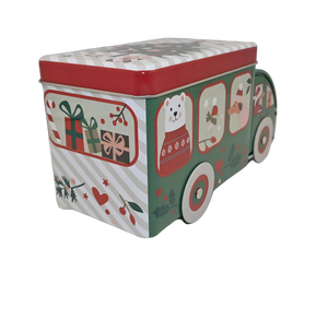 Giáng Sinh Trang Trí Xe Hình Kẹo Cookie Lưu Trữ Hộp Kim Loại Sáng Tạo Có Thể Cho Trang Trí Và Kẹo Lưu Trữ - Product Image 3