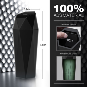 Cubo de Basura Pequeño a Prueba de Fugas para Auto, Hogar y Camping, Portavasos con Forma de Diamante, Mini Contenedor de Basura, Regalo de Lujo para Auto - Product Image 3