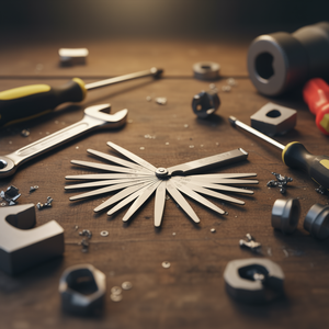 <b>Feeler</b> <b>Gauge</b> <b>Set</b> 0.05 To 1.00 Mm For Precision Measurement Metal Tool - Product Image 3