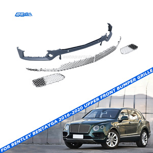 Pour Bentley Bentayga : Cache-pare-chocs avant supérieur avec calandre – Neuf, en plastique, pour pare-chocs avant supérieur - Product Image 3