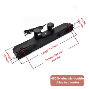 OEM/ODM ONEPOWER Cama de hospital Cama eléctrica para el cuidado en el hogar 2*3000N 2x4500N <span class=keywords><strong>Motor</strong></span> dual 24V Actuador lineal Moto - Product Image 3