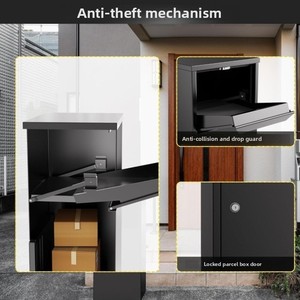 خزانة طرود منزلية أوروبية أمريكية بقفل ميكانيكي مضادة للسرقة ومقاومة للمطر، خزانة طرود للتجارة الإلكترونية عبر الحدود من المصنع - Product Image 1