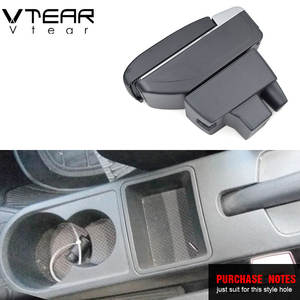 Vtear Per <span class=keywords><strong>Skoda</strong></span> <span class=keywords><strong>Rapid</strong></span> bracciolo in pelle USB interfaccia scatola di immagazzinaggio filo rosso auto-styling interni ABS bracciolo <span class=keywords><strong>accessori</strong></span> 13-18 - Product Image 2