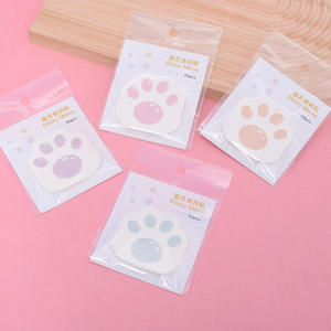 GF karikatür sevimli kedi <span class=keywords><strong>Paw</strong></span> şekilli Memo pedleri kullanımlık mesaj notları için kendinden yapışkanlı yapışkan notlar okul ofis programı hatırlatma - Product Image 3