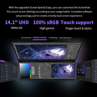 Ordinateur Portable Gaming Professionnel ROG Zephyrus16 DUO Double Écran 90Wh Haute Capacité 16 Go DDR5 1 To