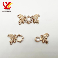 Bouton de couture en alliage Fleur de Perle pour col de Hanfu, accessoire de décoration pour vêtements traditionnels chinois, boucle métallique HANFU