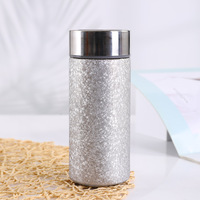 Bouteille d'eau isotherme à double paroi en acier inoxydable écologique HBC Premium avec logo personnalisé 360/450 ml