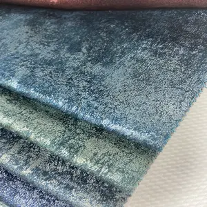 Diseño No.MC2211 Impresión de alta calidad tejida teñida decoración terciopelo sofá tela tapicería tela para sofá y muebles
