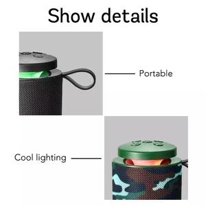 Haut-parleur sans fil Bluetooth 10W en tissu, gadget professionnel créatif S112, haut-parleur portable pour bureau - Product Image 3